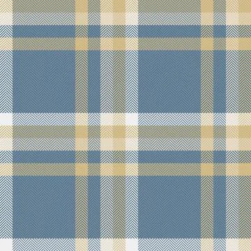 Elegant herringbone plaid pattern in soft blue, beige, and white.  Perfect fo Stock Illustration