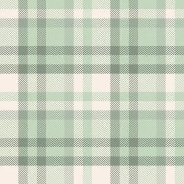 Elegant herringbone plaid pattern in soft sage green and cream.  Perfect fo.. Stock Illustration
