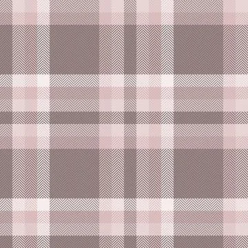 Elegant herringbone plaid pattern in soft pink and taupe.  Perfect for textil Stock Illustration