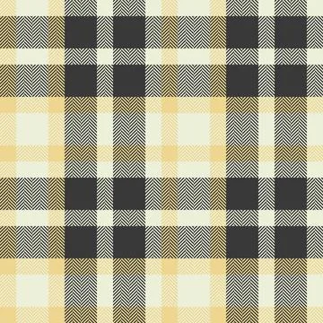 Elegant herringbone plaid pattern in soft yellow and gray.  Perfect for tex.. Stock Illustration