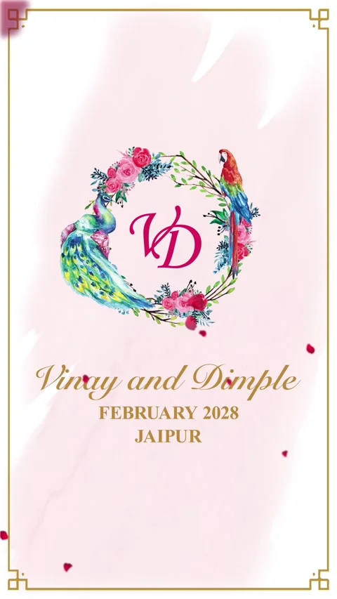 Elegant Indian Wedding Invitation Stock After Effects