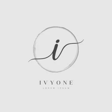 Elegant Initial Letter Type I Logo Stock Illustration
