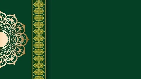 Elegant Islamic Geometric Pattern Background with Mandala Design. Stock Footage 325362823