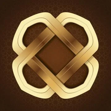 Elegant islamic template design Stock-Illustration