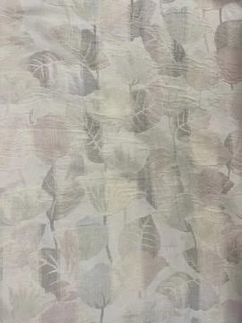 Elegant Jacquard Fabric Texture with Leaf Pattern Beige 스톡 일러스트