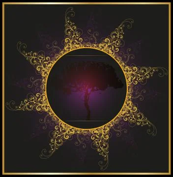 Elegant Label Stock Illustration