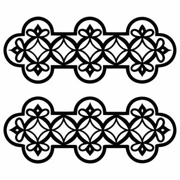 Elegant Lace Pattern Design for Printable Art and Fabric Applications Stock Illustration