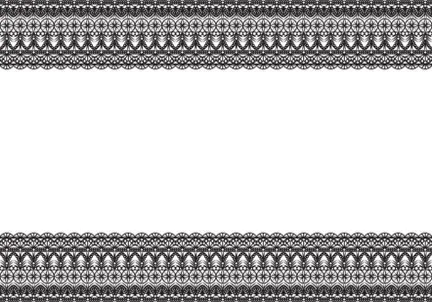 Elegant lacy seamless frame pattern. Stock Illustration