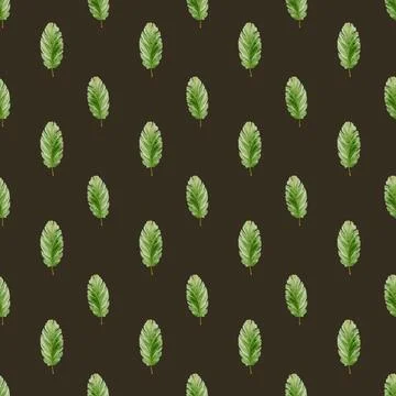 Elegant leaf pattern design for fabric and packaging applications Illustrazione stock