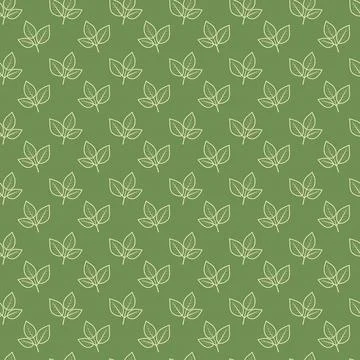 Elegant leaf pattern, perfect for naturethemed designs.  Subtle line art on a Stock Illustration