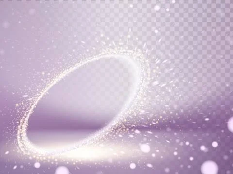 Elegant light ring element Stock Illustration