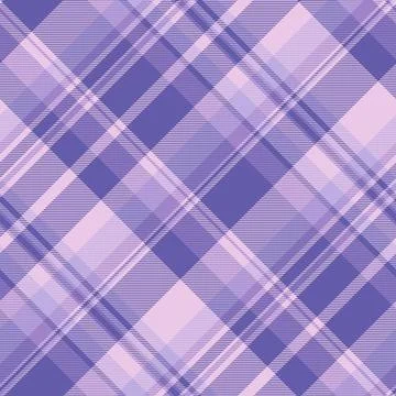 Elegant lilac plaid pattern, creating a seamless and stylish texture. Ideal f Stock Illustration