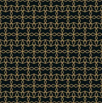 Elegant line ornament pattern seamless pattern for background, wallpaper, tex Stock Illustration
