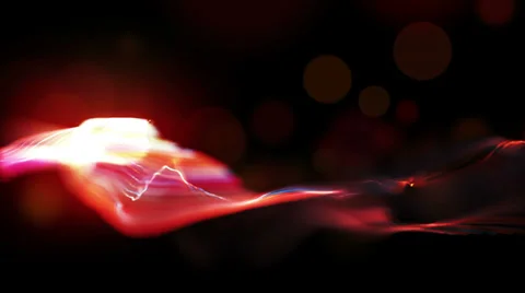 Elegant lines. Multi Colored Light line Video stock 33848700