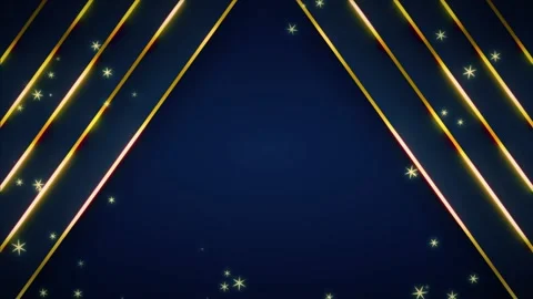 Elegant lines with stars background animation in 4k Stock Footage 228150053