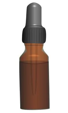 Elegant liquid bottle Stock Illustration