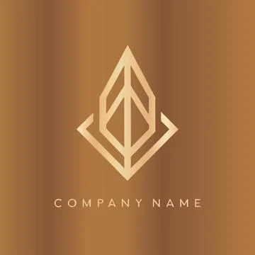 Elegant logo company Stock Illustration