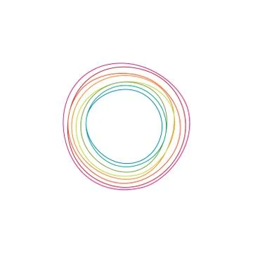 Elegant logo emblem icon vector illustration design Stock Illustration