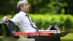 Elegant Lower Third Stock After Effects