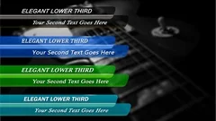 Elegant Lower Third Stock After Effects
