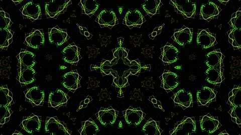 Elegant Luxurious Complex Pattern Visual Art Background Loop Видео 192144675