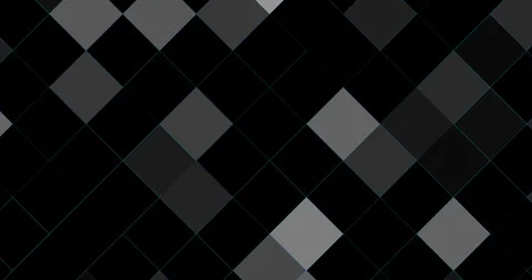 Elegant Luxury Block Backgrounds | 4K Seamless Loop | White &amp; Black Geometric Stock Footage 306728853