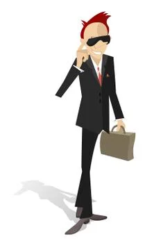 Elegant man Stock Illustration