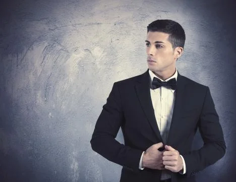 Elegant man Stock Photos