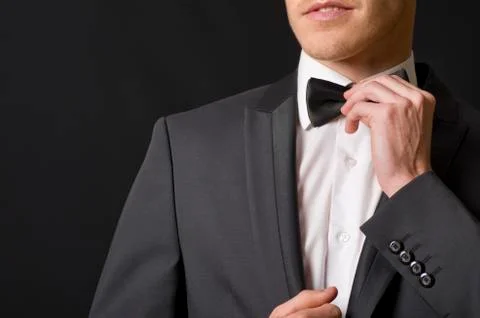 Elegant man Stock Photos