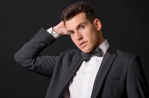 Elegant man Stock Photos