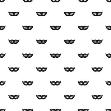 Elegant mask pattern seamless vector Illustrazione stock