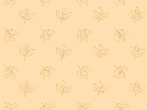 Elegant, minimalist leaf pattern in soft peach tones.  Perfect for branding.. 스톡 일러스트