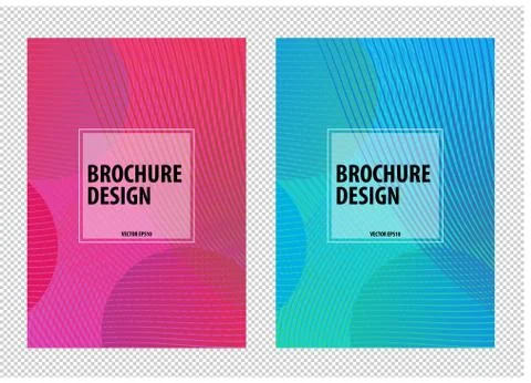 Elegant minimalistic gradient background with waves Stockillustratie