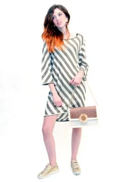 Elegant model Stock Photos