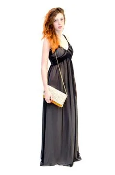 Elegant model Stockfoto's