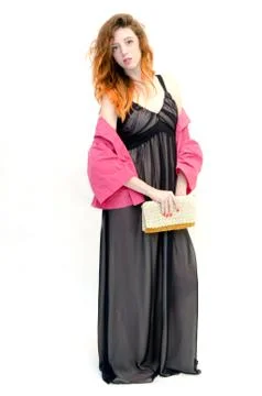 Elegant model Stock Photos