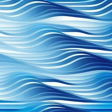 Elegant modern blue wave design stylish background Stock Illustration