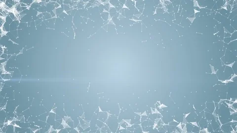 Elegant modern frame. place for text. cinematic plexus background. seamless loop Stock Footage 84918962