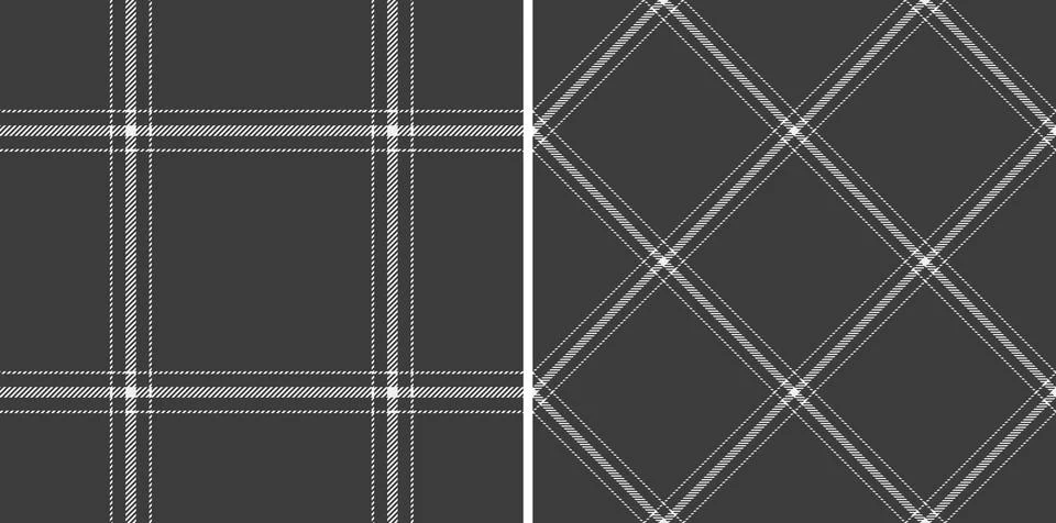 Elegant, modern plaid pattern. Versatile for backgrounds, textiles, or design Stock Illustration