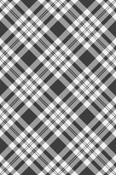 Elegant monochrome plaid pattern.  Subtle grayscale design ideal for textile  Stock Illustration