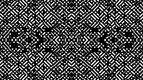 Elegant Monochrome Tile Pattern: Seamless Loop Background for Multimedia Project Stock Footage 274029154