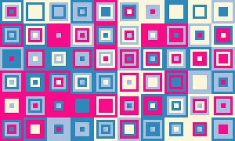 Elegant mosaic tile pattern with vibrant colours. Perfect for textile, decora Stock Illustration