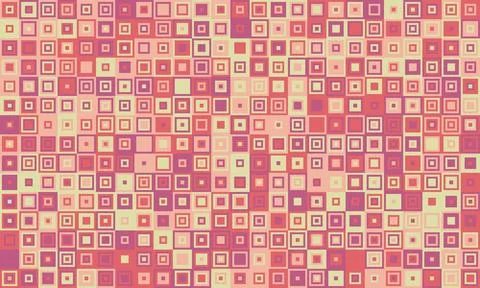 Elegant mosaic tile pattern with vibrant colours. Perfect for textile, decora Stock Illustration
