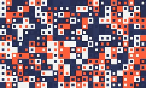 Elegant mosaic tile pattern with vibrant colours. Perfect for textile, decora Illustrazione stock