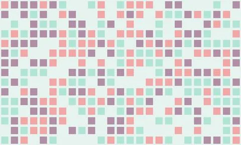 Elegant mosaic tile pattern with vibrant colours. Perfect for textile, decora Illustrazione stock