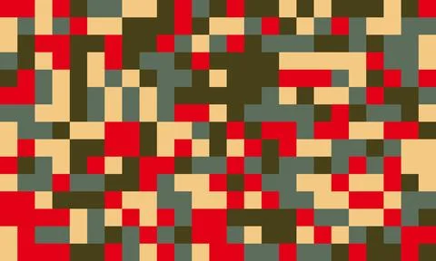 Elegant mosaic tile pattern with vibrant colours. Perfect for textile, decora Stock Illustration