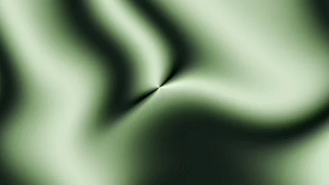 Elegant motion graphic features a gentle, undulating flow of deep forest green Stock Footage 337756231
