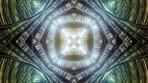 Elegant Multicolored Abstract With Snowflakes. Video stock 82584294