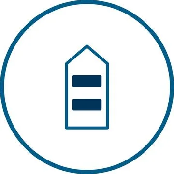 Elegant Navigation Icon: A Simple and Clear Visual Guide for Modern Interfa.. 스톡 일러스트