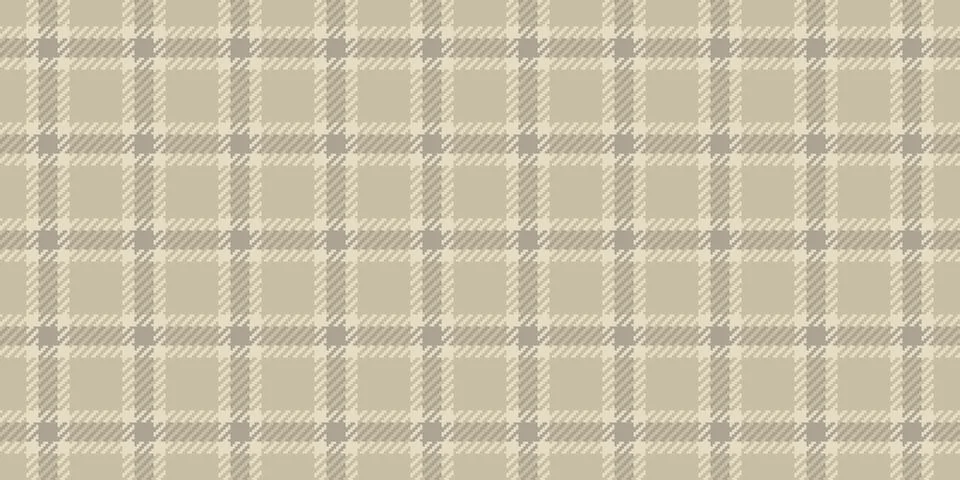 Elegant neutral plaid pattern. Subtle beige and taupe tones create a sophisti Stock Illustration